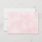 Theekrans Bruiloft Uitnodigingskaart Vintage Bedan Bedankkaart (Achterkant)