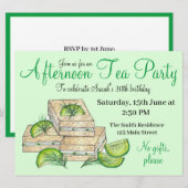 Theekrans Cucumber Sandwiches Kaart (Voorkant / Achterkant)