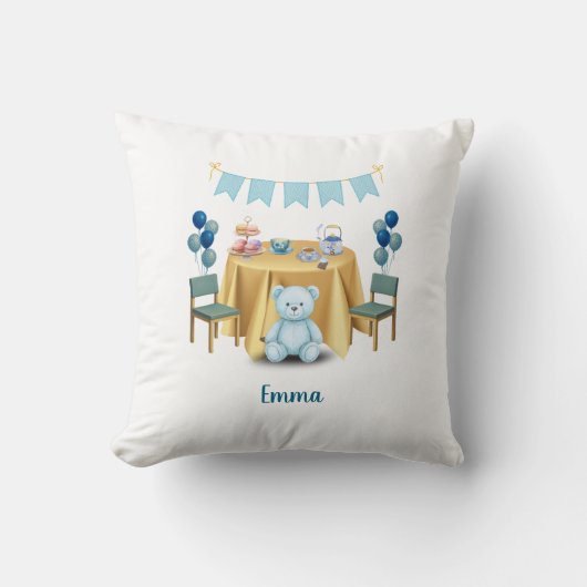Theekrans Verjaardag Kussen Cadeau (Voorkant)