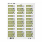 Theekransje in de oude tuin etiket (Full Sheet)