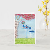 Theekransje Kaart (Gele Bloem)