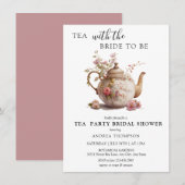 theekransje | Thee-Vrijgezellenfeest Kaart (Voorkant / Achterkant)