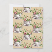 theekransje | Thee-Vrijgezellenfeest Kaart (Achterkant)