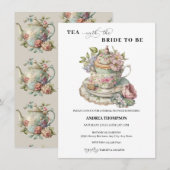 theekransje | Thee-Vrijgezellenfeest Kaart (Voorkant / Achterkant)