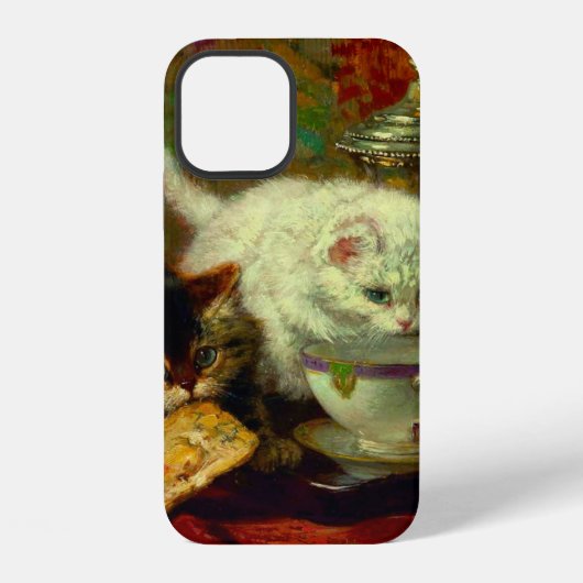 Theekransje van Kittens iPhone Hoesje (Achterkant)