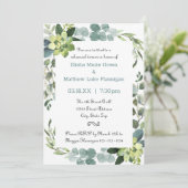 Theel Bouquet Frame - Uitnodiging Oefendiner (Staand voorkant)
