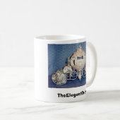 TheElegantOstrich Koffiemok (Voorkant rechts)