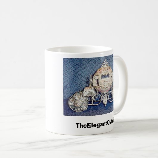 TheElegantOstrich Koffiemok (Voorkant rechts)