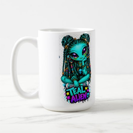 Theelepel Alien Graffiti 0,45L Mok (Links)