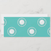 Theelepel Bloemstuk Rondom de Klok Uitnodiging Dou (Achterkant)