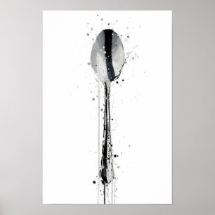 Theelepel Poster