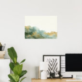 Theelgoud Abstract Landschap Poster (Thuiskantoor)