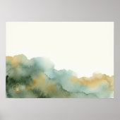 Theelgoud Abstract Landschap Poster (Voorkant)