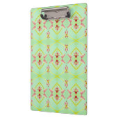 Theelgroen met bloemen klembord (Links)