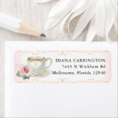 Theelicht Bruidsfeest Uitnodiging Retouradres Etik Etiket (Insitu)