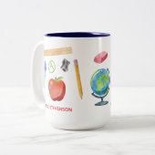 Theelichtje Mok - Cadeau voor de Leraar (Voorkant links)