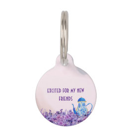 Theelichtje voor Twee Tweelingen Huisdierlabel Huisdierpenning