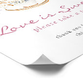 Theeliefde is zoet Poster (Hoek)