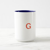 Theeliefde met monogram letter G Mok (Midden)