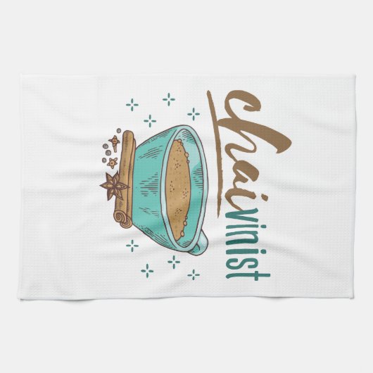 Theeliefhebber "Chaivinist" Theedoek (Horizontaal)