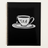 Theeliefhebber tekening minimalistisch planner (Voorkant)