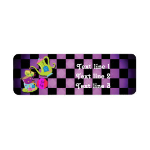 THEELOKPARTIJ Whimsical Wonderland Adreslabels Etiket
