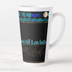 Theeluxe Mozaïek Latte Mok Black Luxe Koffiemok