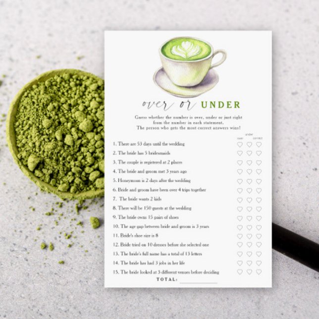 Theematcha bruiloftsbruidspartij Over of onder spe (Creator heeft geüpload)