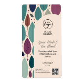 Theemengsel productetiketten etiket (Voorkant)