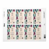 Theemengsel productetiketten etiket (Full Sheet)