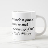 Theemok met citaat grote koffiekop (Rechts)