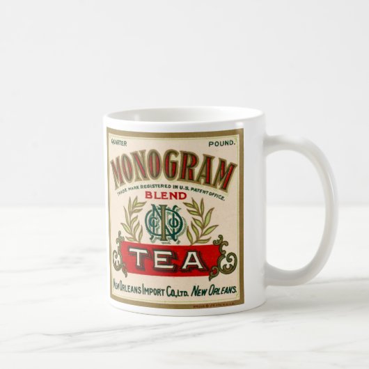 Theemok met monogram koffiemok (Rechts)