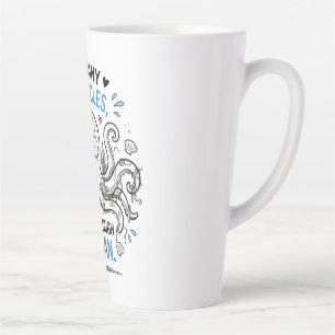 Theemok met te veel tentakels voor oceaanliefhebbe latte mok