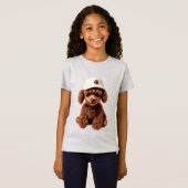 Theemokpoedel T-shirt (Voorkant volledig)