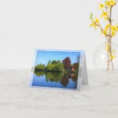 Theems in Cookham Notecard Kaart (Gele Bloem)