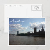 Theems Parlement Londen Briefkaart (Voorkant / Achterkant)