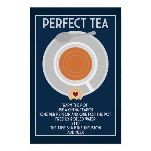 Theemuur Art Poster Print (Voorkant)