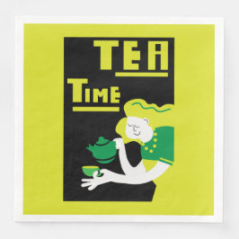 Theemuur Art Poster Print Servet