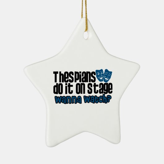 Theenslangen doen het op het podium keramisch ornament (Rechts)