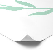 Theepartij Bruidsmeisjes Borrel Welkomstbord Poster (Hoek)