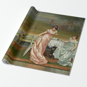 Theepartij door Vittorio Reggianini Cadeaupapier