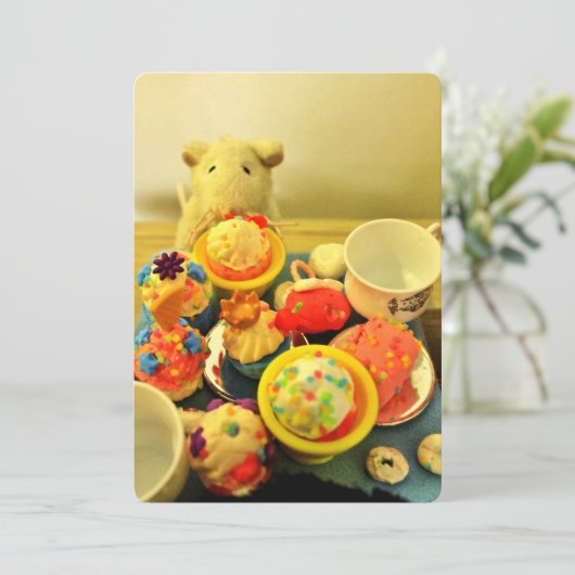 Theepartij Kaart (Staand voorkant)