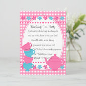  theepartij kaart (Staand voorkant)