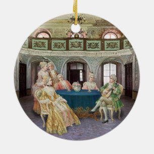 Theepartij Keramisch Ornament