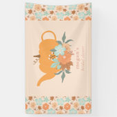 Theepartij Pompoen Bruidsdouche Banner (Verticaal)