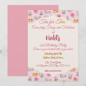 Theepartij Uitnodiging (Voorkant / Achterkant)