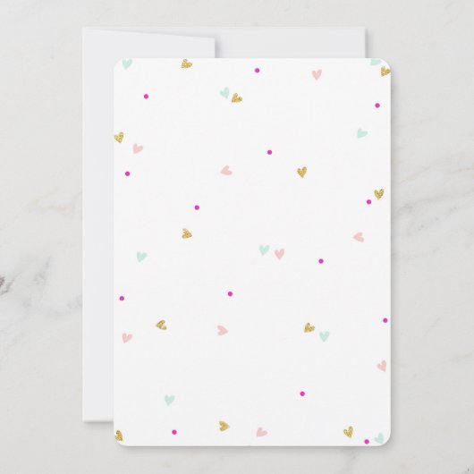 Theepartij Verjaardagsuitnodiging Kaart (Achterkant)