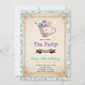 theepartijthemauitnodiging kaart (Voorkant)