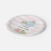 theepartje, bloemflora, Bord bloempapier (Gekanteld)