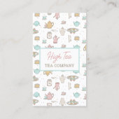 Theepatroon High Tea Visitekaartje (Achterkant)